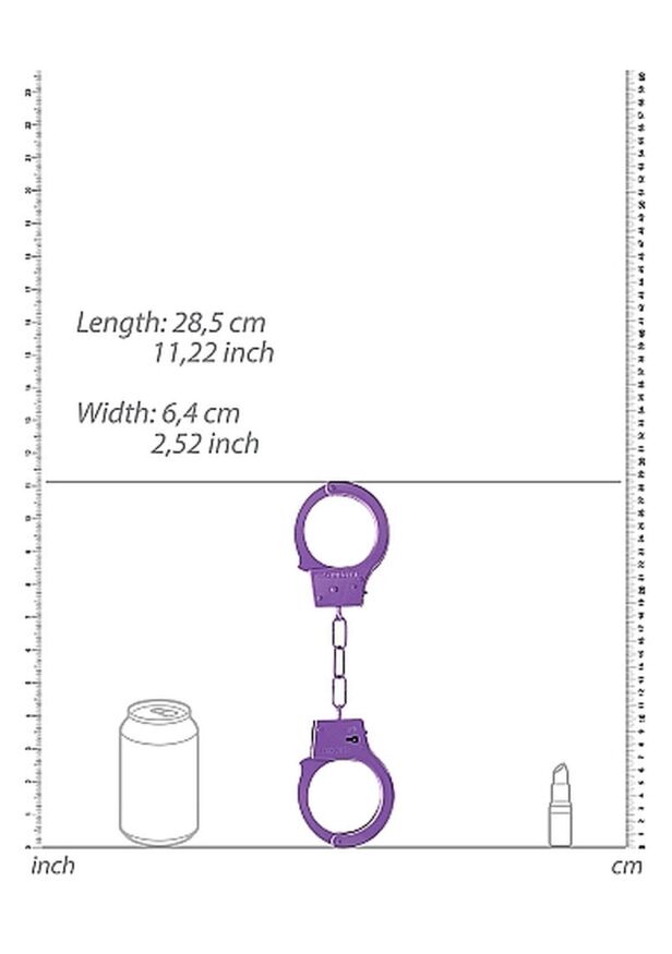 Наручники - Ouch! Beginner's Handcuffs Purple