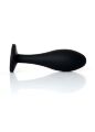Анальна пробка - Jewellery Silicone Black Plug M Clear