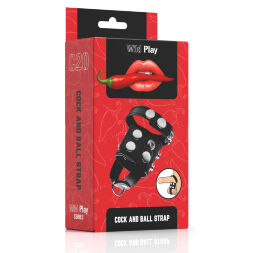 Бондаж для пеніса та яєчок - Erospace Wild Play Cock And Ball Strap C20