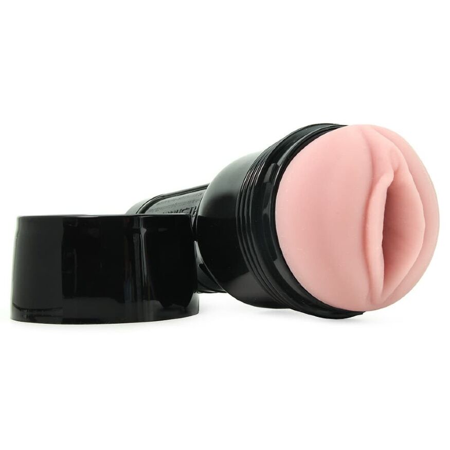 Мастурбатор вагіну в колбі Fleshlight Pink Lady Original, кібершкіра, бежевий