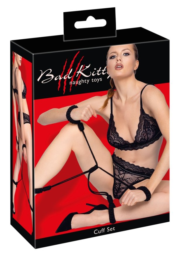 Набор для бондажа - 2493300 Bad Kitty Handcuffs - S/M