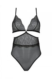Боди Passion AMBERLY BODY black, XXL/XXXL, открытая спина, низ стринги