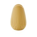 Мини-вибратор для клитора с фигурным узором Sweet Em Velvet Lure,10 режимов вибрации, желтый