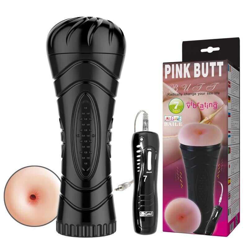 Мастурбатор анус с вибрацией - Pink Butt vibration, BM-00900T27Z-1
