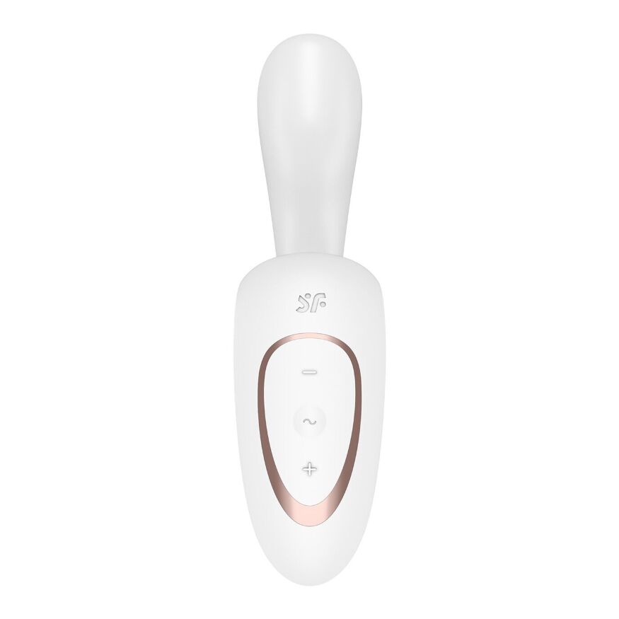 Вагинально-клиторальный вибратор Satisfyer G for Goddess 1 White, 2 мотора