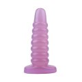 Большая анальная пробка Chisa Hi-Rubber Chubby Anal Plug Purple