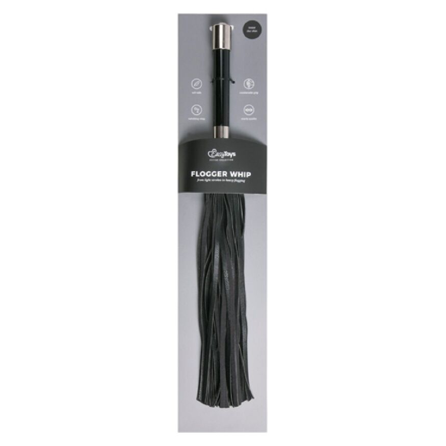 Плетка Easy Toys Long Flogger With Metal Grip