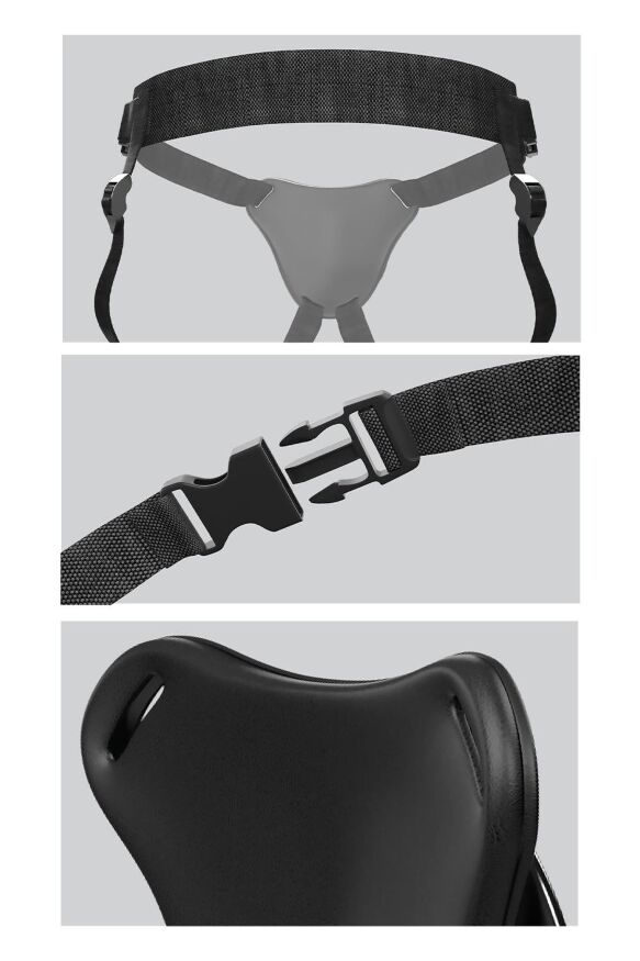 Трусики для страпона с присоской Pipedream Body Dock Original чёрные
