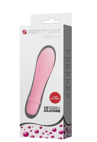 Вібромасажер серії Pretty Love Solomon, рожевий