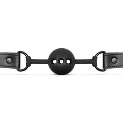 Повітропроникний кляп Bedroom Fantasies: Breathable Silicone Ball Gag, чорний