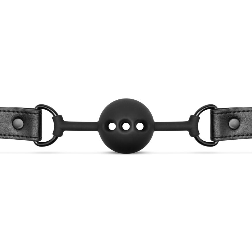 Повітропроникний кляп Bedroom Fantasies: Breathable Silicone Ball Gag, чорний