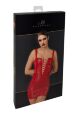 Платье Noir Handmade F364 Bombshell Lace-Up Mini Dress Red L