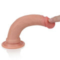 Сверхреалистичный фалоимитатор - Dual-Layered Silicone Cock 7" Flesh
